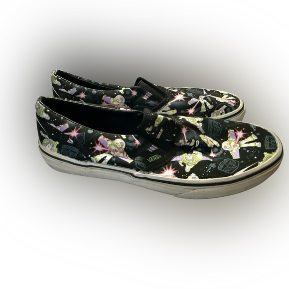 Vans x Disney Pixar Buzz Lightyear Slip-On Sneakers | Women’s 5 / Men’s 4 - Picture 4 of 8